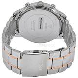 Buy Shop Guess Horizon Chronograph Blue Dial Two Tone Steel Strap Watch For Men - W0379G7 USA Online