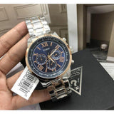 Buy Shop Guess Horizon Chronograph Blue Dial Two Tone Steel Strap Watch For Men - W0379G7 USA Online