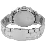 Buy Shop Guess Horizon Chronograph Quartz Black Dial Silver Steel Strap Watch For Men - W0379G1 USA Online
