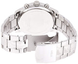 Buy Shop Guess Horizon Chronograph Quartz Black Dial Silver Steel Strap Watch For Men - W0379G1 USA Online