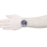 Buy Shop Guess Horizon Chronograph Quartz Blue Dial Silver Steel Strap Watch for Men - W0379G3 USA Online