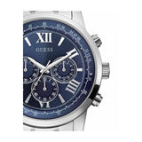 Buy Shop Guess Horizon Chronograph Quartz Blue Dial Silver Steel Strap Watch for Men - W0379G3 USA Online
