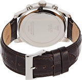 Buy Shop Guess Horizon Chronograph White Dial Brown Leather Strap Watch For Men - W0380G2 USA Online