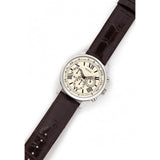 Buy Shop Guess Horizon Chronograph White Dial Brown Leather Strap Watch For Men - W0380G2 USA Online