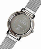 Buy Shop Guess Iconic Diamonds Silver Dial Silver Mesh Bracelet Watch For Women - GW0477L1 USA Online