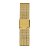 Buy Shop Guess Iconic Quartz Gold Dial Gold Mesh Bracelet Watch For Women - GW0527L2 USA Online