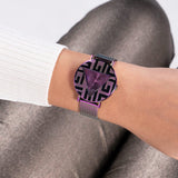 Buy Shop Guess Iconic Quartz Multicolor Dial Multicolor Mesh Bracelet Watch For Women - GW0479L1 USA Online