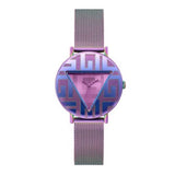 Buy Shop Guess Iconic Quartz Multicolor Dial Multicolor Mesh Bracelet Watch For Women - GW0479L1 USA Online