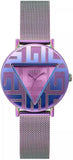 Buy Shop Guess Iconic Quartz Multicolor Dial Multicolor Mesh Bracelet Watch For Women - GW0479L1 USA Online