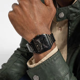 Buy Shop Guess Integrity Analog Black Dial Black Steel Strap Watch for Men - GW0631G2 USA Online
