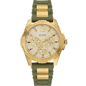 Buy Shop Guess Interpid 2 Golden Dial Two Tone Silicon Strap Watch For Women - W0325L5 USA Online