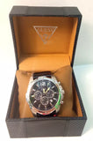 Buy Shop Guess Intrepid Chronograph Black Dial Two Tone Steel Strap Watch for Men - W0167G1 USA Online