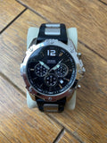 Buy Shop Guess Intrepid Chronograph Black Dial Two Tone Steel Strap Watch for Men - W0167G1 USA Online