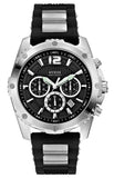 Buy Shop Guess Intrepid Chronograph Black Dial Two Tone Steel Strap Watch for Men - W0167G1 USA Online