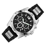 Buy Shop Guess Intrepid Chronograph Black Dial Two Tone Steel Strap Watch for Men - W0167G1 USA Online