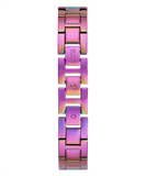 Buy Shop Guess Intricate Iridescent Crystals Purple Dial Purple Steel Strap Watch for Women - GW0401L4 USA Online