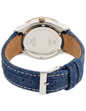 Buy Shop Guess Jet Setter Analog Blue Dial Blue Denim Strap Watch For Women - W0289L1 USA Online