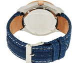 Buy Shop Guess Jet Setter Analog Blue Dial Blue Denim Strap Watch For Women - W0289L1 USA Online