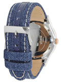 Buy Shop Guess Jet Setter Analog Blue Dial Blue Denim Strap Watch For Women - W0289L1 USA Online