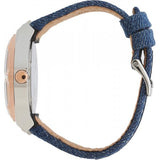 Buy Shop Guess Jet Setter Analog Blue Dial Blue Denim Strap Watch For Women - W0289L1 USA Online