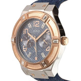 Buy Shop Guess Jet Setter Analog Blue Dial Blue Denim Strap Watch For Women - W0289L1 USA Online