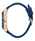 Buy Shop Guess Jet Setter Analog Quartz Blue Dial Blue Rubber Strap Watch For Women - W0571L1 USA Online