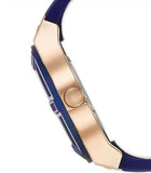 Buy Shop Guess Jet Setter Analog Quartz Blue Dial Blue Rubber Strap Watch For Women - W0571L1 USA Online