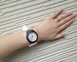 Buy Shop Guess Jet Setter White Dial White Rubber Strap Watch for Women - W0564L1 USA Online