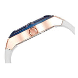 Buy Shop Guess Jet Setter White Dial White Rubber Strap Watch for Women - W0564L1 USA Online