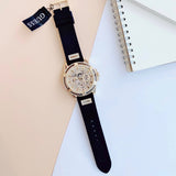 Buy Shop Guess King Quartz Crystals Gold Dial Black Silicone Strap Watch For Men - GW0537G2 USA Online