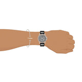 Buy Shop Guess King Quartz Crystals Silver Dial Black Silicone Strap Watch For Men - GW0537G1 USA Online