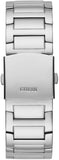 Buy Shop Guess King Quartz Silver Dial Silver Steel Strap Watch For Men - GW0497G1 USA Online