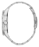 Buy Shop Guess King Quartz Silver Dial Silver Steel Strap Watch For Men - GW0497G1 USA Online