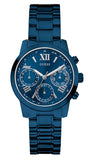 Buy Shop Guess F14 Chronograph Analog Blue Dial Blue Steel Strap Watch For Women - W0448L5 USA Online