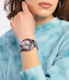 Buy Shop Guess Lady Frontier Diamonds Silver Dial Multicolor Steel Strap Watch for Women - GW0044L1 USA Online