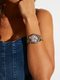 Buy Shop Guess Lady Frontier Diamonds Silver Dial Multicolor Steel Strap Watch for Women - GW0044L1 USA Online