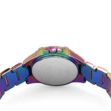 Buy Shop Guess Lady Frontier Diamonds Silver Dial Multicolor Steel Strap Watch for Women - GW0044L1 USA Online