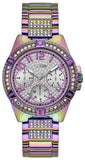 Buy Shop Guess Lady Frontier Diamonds Silver Dial Multicolor Steel Strap Watch for Women - GW0044L1 USA Online