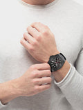Buy Shop Guess Legacy Black Dial Black Rubber Strap Watch For Men - W1048G2 USA Online