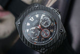Buy Shop Guess Legacy Black Dial Black Rubber Strap Watch For Men - W1048G2 USA Online