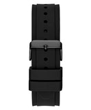 Buy Shop Guess Legacy Black Dial Black Rubber Strap Watch For Men - W1048G2 USA Online