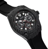 Buy Shop Guess Legacy Black Dial Black Rubber Strap Watch For Men - W1048G2 USA Online