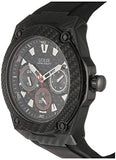 Buy Shop Guess Legacy Black Dial Black Rubber Strap Watch For Men - W1048G2 USA Online