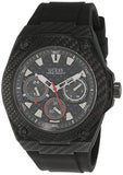 Buy Shop Guess Legacy Black Dial Black Rubber Strap Watch For Men - W1048G2 USA Online