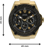 Buy Shop Guess Legacy Black Dial Black Rubber Strap Watch for Men - W1049G5 USA Online