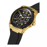 Buy Shop Guess Legacy Black Dial Black Rubber Strap Watch for Men - W1049G5 USA Online
