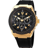 Buy Shop Guess Legacy Black Dial Black Rubber Strap Watch for Men - W1049G5 USA Online