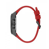 Buy Shop Guess Legacy Black Dial Red Silicone Strap Watch for Men - W1049G6 USA Online