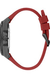 Buy Shop Guess Legacy Black Dial Red Silicone Strap Watch for Men - W1049G6 USA Online
