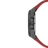 Buy Shop Guess Legacy Black Dial Red Silicone Strap Watch for Men - W1049G6 USA Online